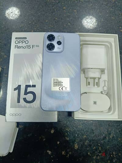 oppo Reno 15F 256/12بفضل الله جديد