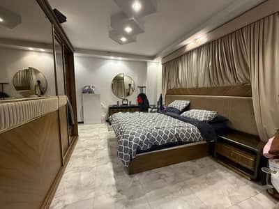 180m furnished conditioned Kafrou Abdou 3 rooms and reception 3 corners and 2 bathrooms in a new tower