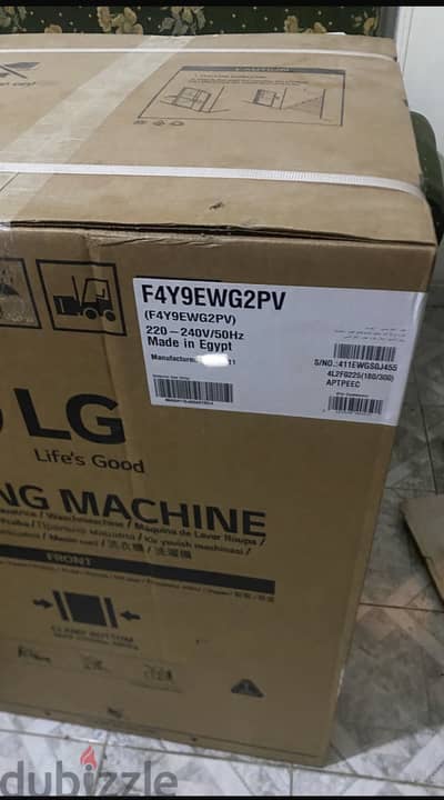 غسالة أوتوماتيك LG Vivace ١١ كجم AI DD Steam  زيرو بالكرتونه موديل