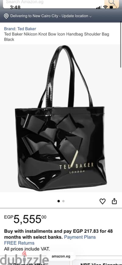 Ted baker tote bag