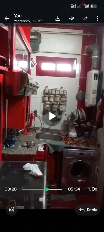 مطبخ نظيف بالرخام