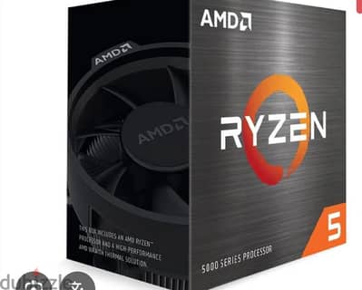ryzen 5 5500 بالضمان و الفاتوره و الكولر و العلبه