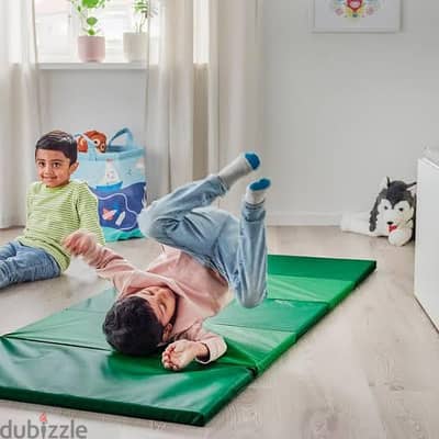IKEA - PLUFSIG Folding gym mat, green, 78x185 cm