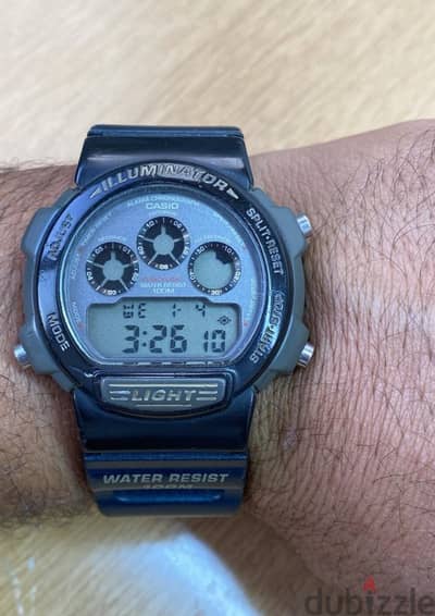 ساعة كاسيو أوريجينال Casio W-727H Illuminator نادر - بحالة ممتازة