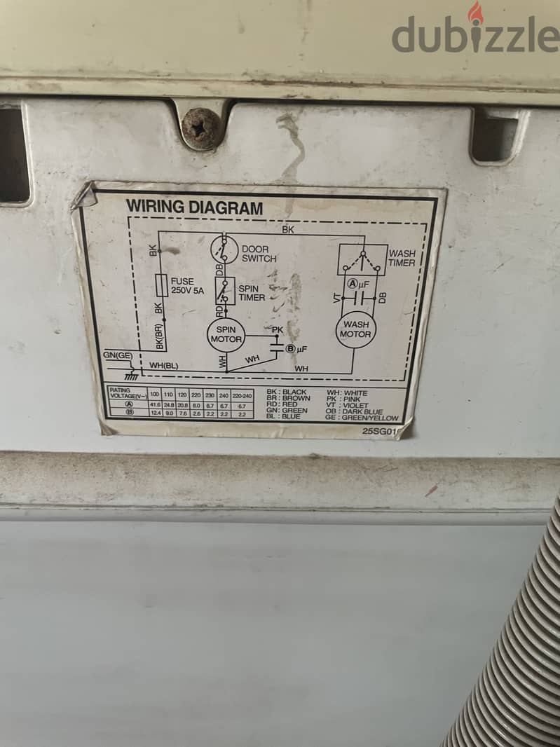 Super general semi automatic washing machine 5