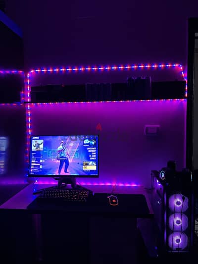 للبيع: Gaming Setup كامل بحالة الزيرو – استعمال 8 شهور فقط 