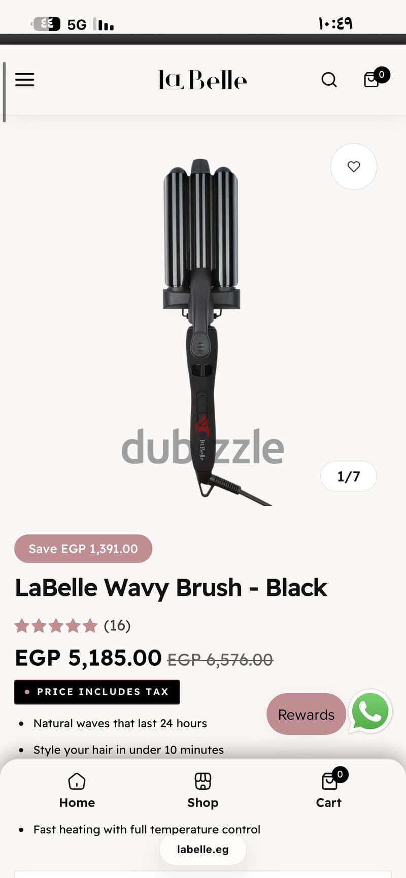 Wavy brush la belle 4