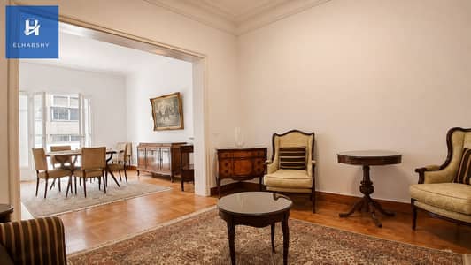 In one of Cairo's most prestigious neighborhoods, a 250 sq m apartment in Qibliya Zamalek with an unobstructed view and spacious balconies is for sale