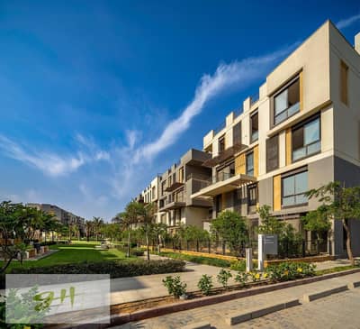 شقة بجاردن جاهزة متشطبة بالمطبخ  للبيع في إيستاون سوديك Eastown Sodic New Cairo