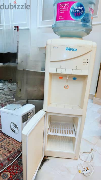مبرد مياه ماركة وانسا (Wansa) ورد الخارج بدون اي اعطال او صيانه