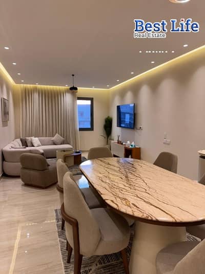 أول سكن للإيجار في Villette Residence | شقة مفروشة ألترا سوبر لوكس | 156م | 2 نوم + غرفة مربية | 95,000