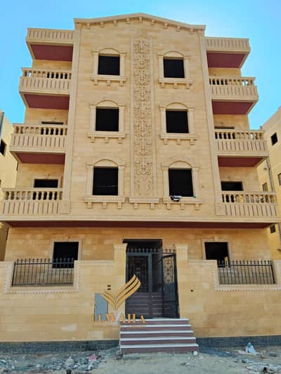 Apartment for sale in Badr City, the distinguished neighborhood on the green belt directly, area 145m, equipped with a device