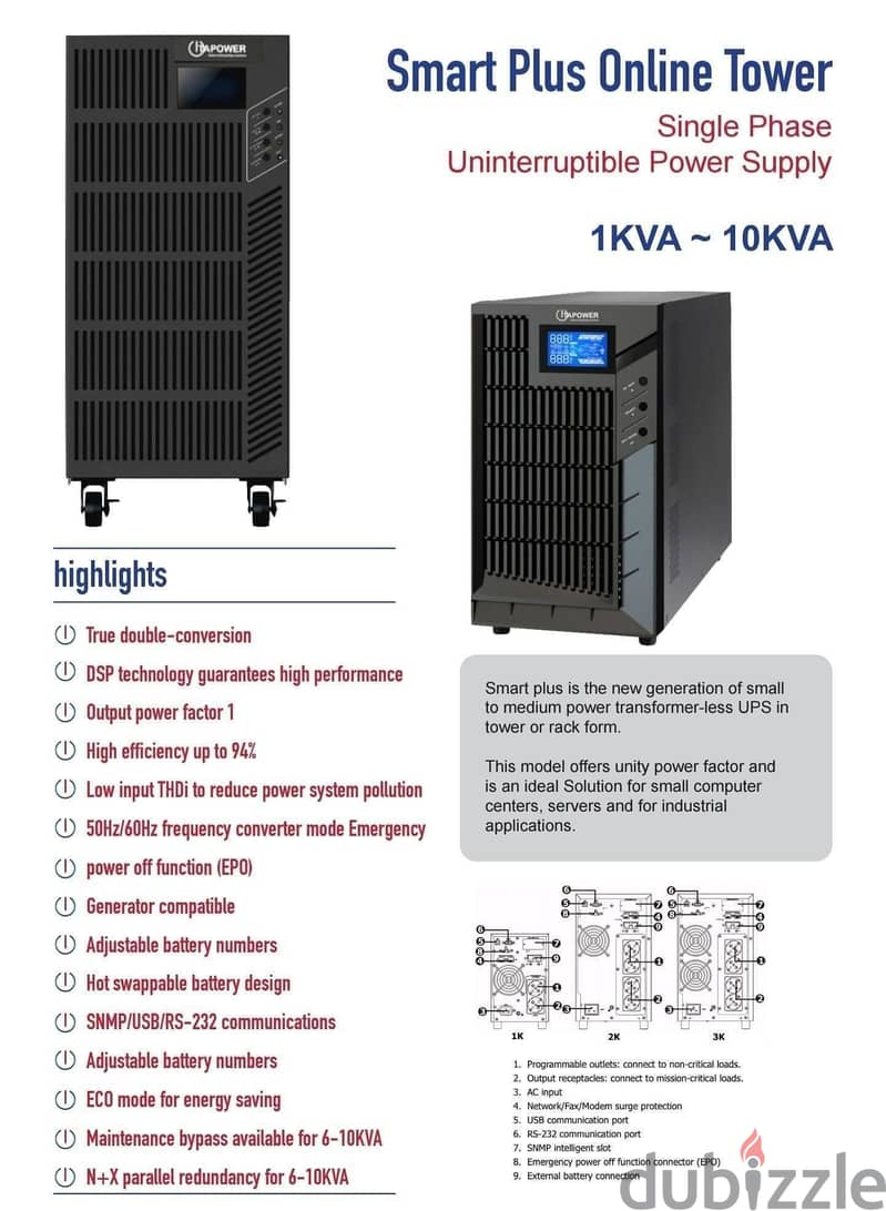 UPS ITAPOWER , APC Schneider , DELTA , META 6