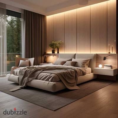 Two-bedroom apartment for sale in Sheikh Zayed with a landscape view and 8 years installment plan with a down payment of 450,000 only