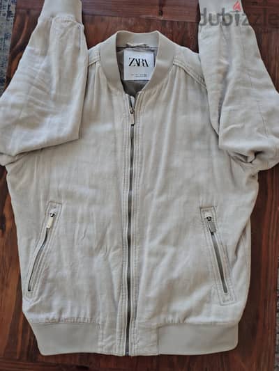 Zara Beige Linen, Size L