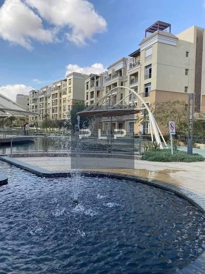 apartment resale in sarai compound new Cairo ready to move view landscape with the lowest price