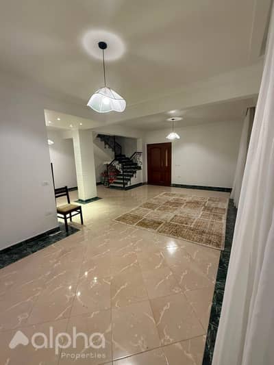 duplex with garden for rent in hadayk elmohandseen compound elsheikh zayed kitchen & ac’ss