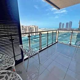 استلم شقة غرفتين فى ابراج العلمين Alamin Towers علي البحر مباشرة متشطبة تشطيب كامل بالتكييفات فيو مميز و برايم لوكيشن بجوار مراسي و باقل سعر