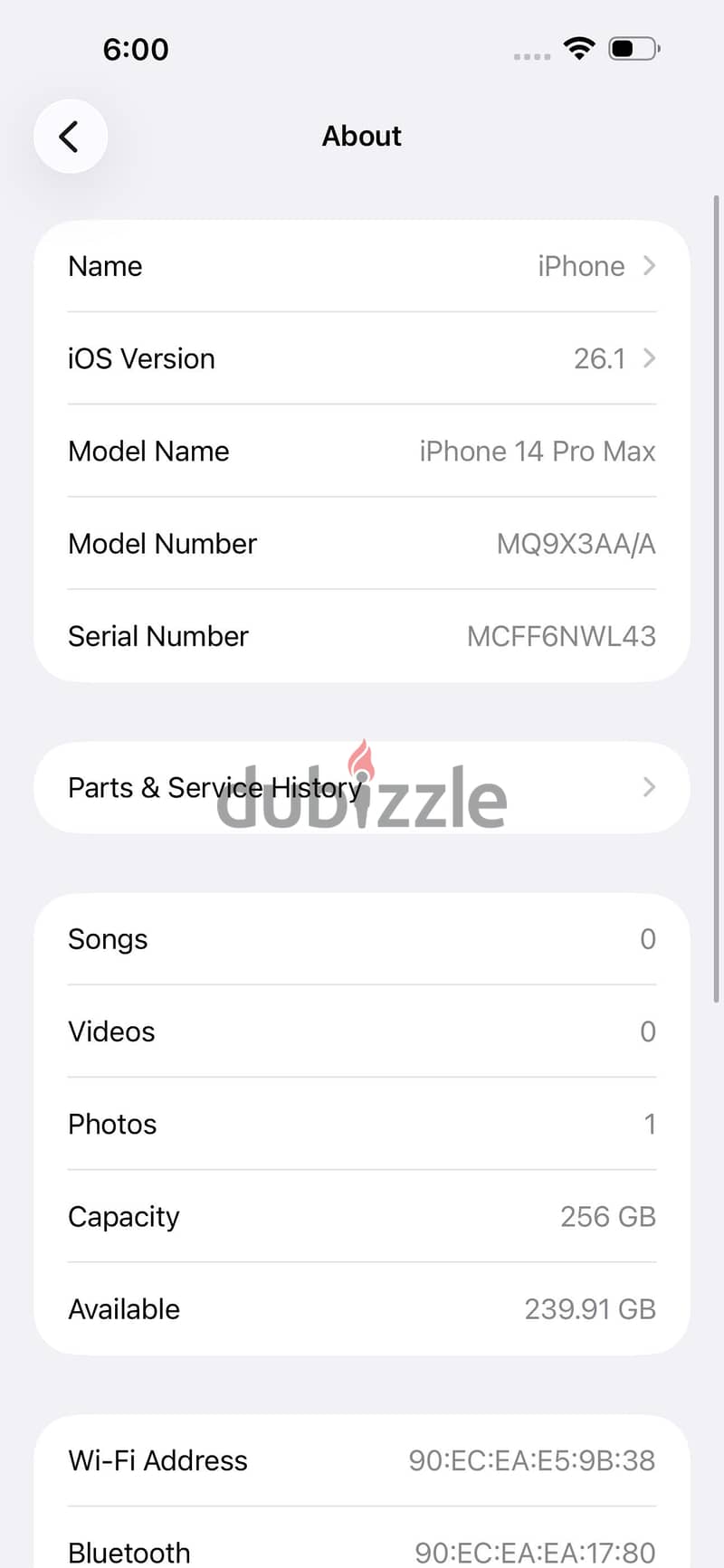 14 PRO MAX 256Gb B79% 3