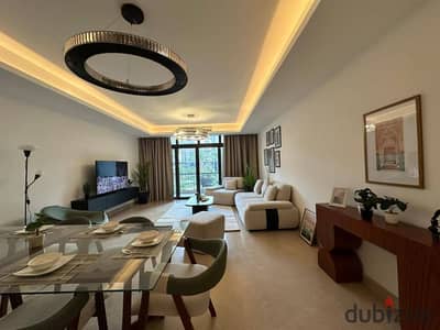 شقة First Use للإيجار في Aura - CFC | Fully Furnished | Smart Home | Luxury Living لو بتدور على Luxury Apartment في واحدة من أرقى مناطق New Cairo، فد