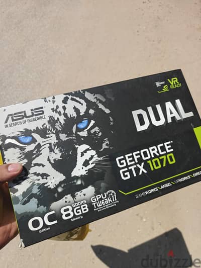 ASUS DUAL GTX 1070 8GB OC