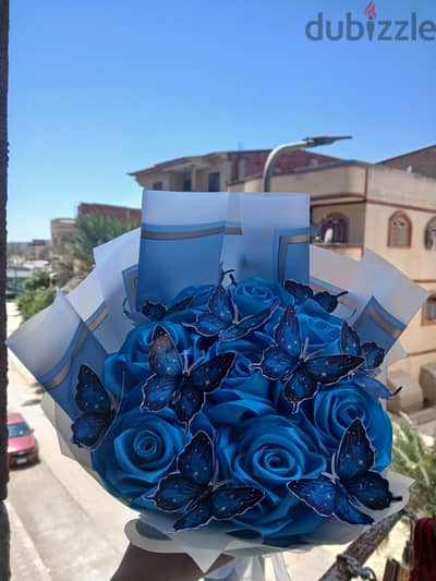 Handmade satin flowers