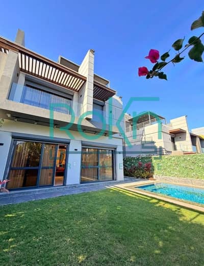 Twin House For Sale in Patio Zahraa by La Vista Directly Facing Al Ahly Club Twin House For Sale in Patio Zahraa by La Vista Directly Facing Al Ahly Club