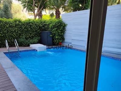 First Use Apartment with Garden & Private Pool for Rent in Lake View Residence, Fifth Settlement, New Cairo