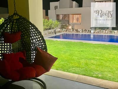 للايجار اليومي شاليه بحديقة وحمام سباحة مفروش بالتكيفات فى هاسيندا وايت - الساحل الشمالي  For Rent Chalet, furnished, in Hacienda White - North Coast