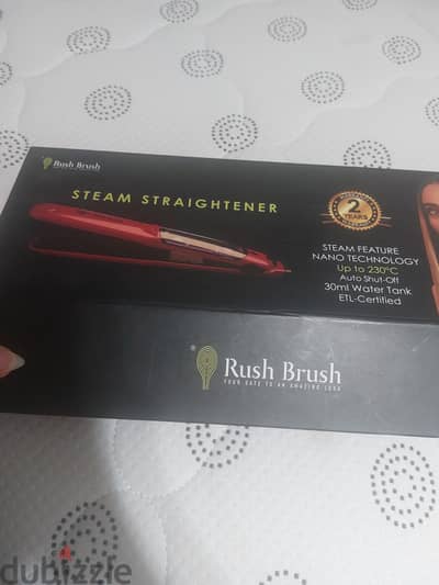 مكواة rush Brush فرد الشعر ومكواه الشعر الويفي او الكيرلي
