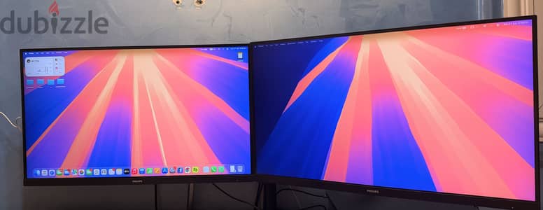 2 Philips 27E1N1800A/01 – Dual 27” 4K UHD IPS Monitors