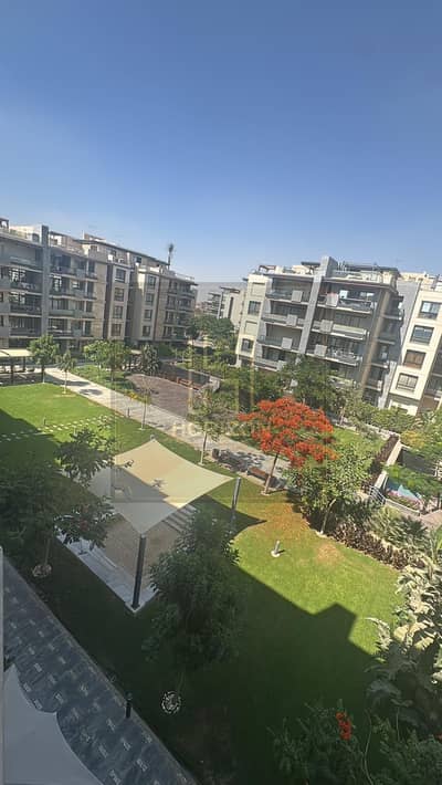 With best view Semi Furnished Apartment 3rooms rent Compound Azad New Cairo
