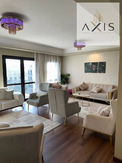 Luxury Furnished Apartment for rent at an amazing price, 215 square meters, in Beverly Hills The Courtyards Westown compound el sheikh zayed
