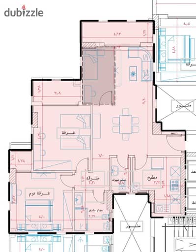 Apartment for sale in Al Obour 185 meters / Al Hayy Al Rabi Villas Al Obour / on Main Road 10 / North View Open / First Floor / Ultra-Super Lux Finishing / 3 Rooms and Reception
