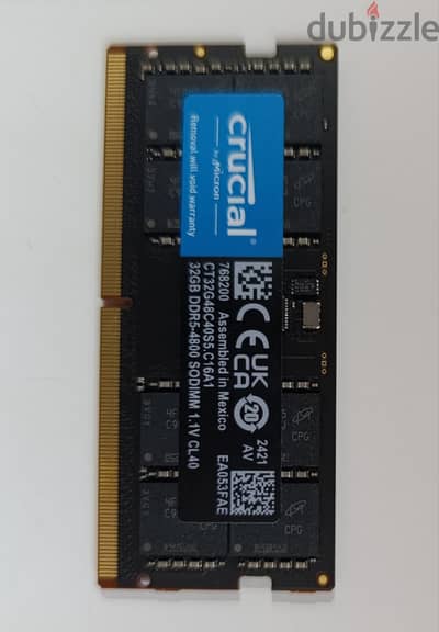 RAM 32 GB DDR5