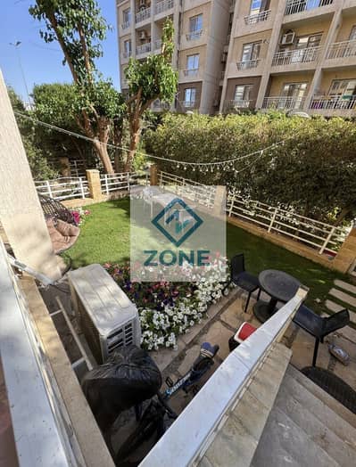 شقه ارضي بجاردن 85+40 متر بسعر مميز بالفرش والاجهزه للبيع في B7