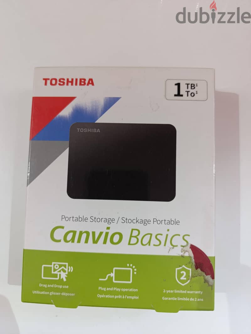 External Hard 1 TB Toshiba 1