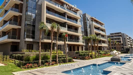 Apartment for sale in Patio Oro, 128 m,Ground floor + Garden Fully finished lowest price in the market,Ready to move, landscape view