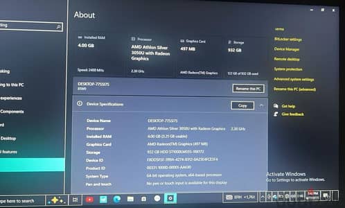 لاب توب Lenovo IdeaPad 3 بحالة ممتازة للدراسة والعمل اليومي!