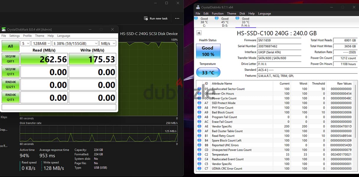 SSD 256 GB 4