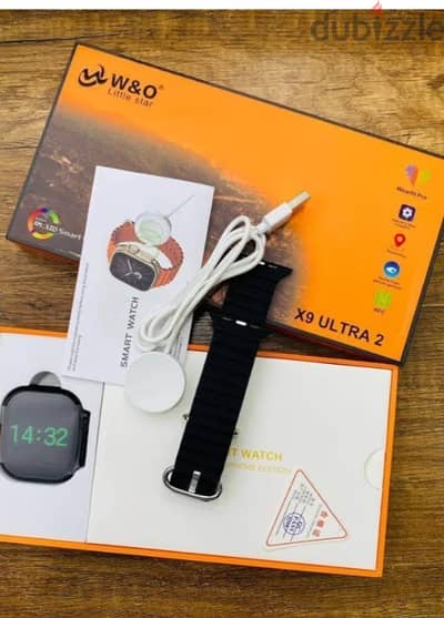 ساعه سمارت X9ultra 2 بشاشه اوليد لون اسود