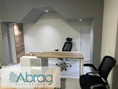 Office for rent in Courtyard Dorra Sheikh Zayed fully furnished and ACs