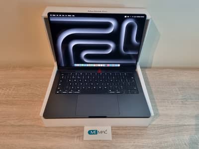 Macbook Pro 14 inch M3 Pro 18G حاله زيرو بطاريه ٩٨٪ بوكس كامل