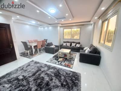 Apartment furnished for rent in the Al-Jannah Al-Khadra compound. 25 thousand monthly