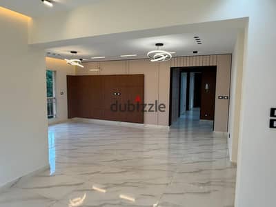 Apartment for sale, 211 sq m, special ultra-super deluxe finishes, wide garden view, B2 and B1, the best phases of Madinaty.
