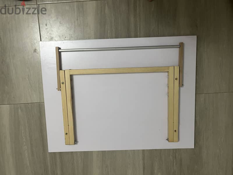 Adjustable drawing board 79 × 58 cm + Rotring 120 cm parallel ruler 2