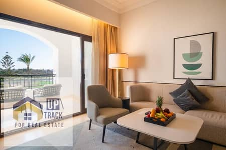 Serviced Hotel Apartment for Daily Rent in The Address Golf Resort Marassi – 2 Bedrooms, Lagoon View