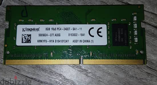 رام لابتوب ٨ جيجا ddr4