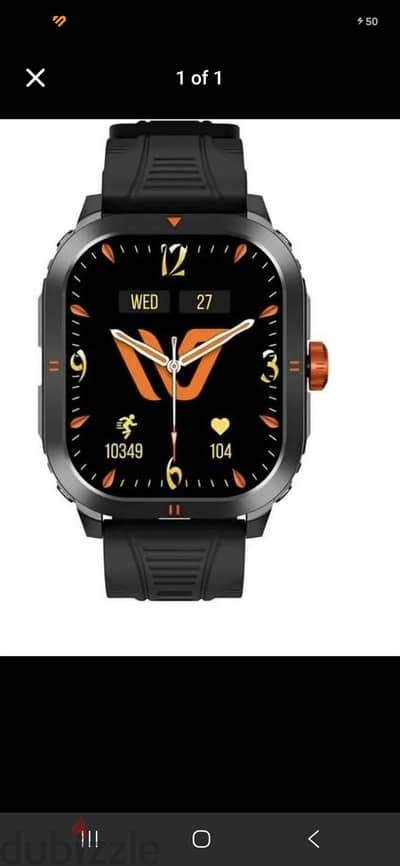 Weofly pioneer smart watch بالكارتونة و التراب إضافي Weofly pioneer smart watch بالكارتونة و التراب إضافي