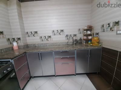 مطبخ كامل المنيوم+كلادينج + الاجهزه الكهربائيه